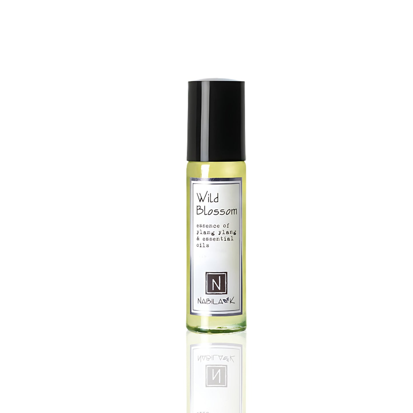 Nabila K Wild Blossom Ylang-Ylang Roll-On Perfume Oil for Women | Alcohol-Free, Organic, Long-Lasting Fragrance | Travel Size, TSA Approved | 0.33 oz Beauty & Personal Care Nabila K