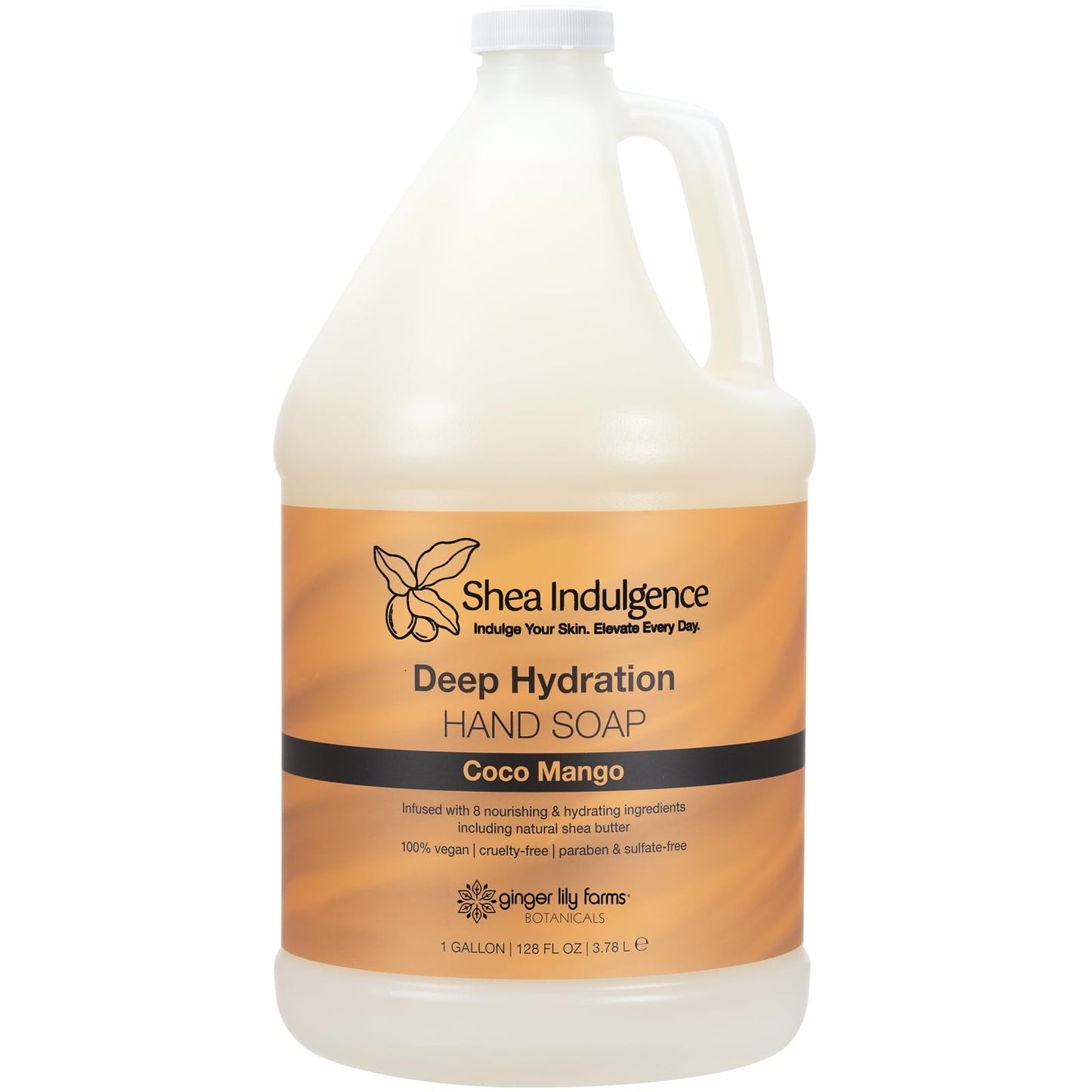 Ginger Lily Farms Botanicals Shea Indulgence Deep Hydration Liquid Hand Soap Refill, Coco Mango, 100% Vegan & Cruelty-Free, Coconut Mango Scent, 1 Beauty & Personal Care Ginger Lily Farms