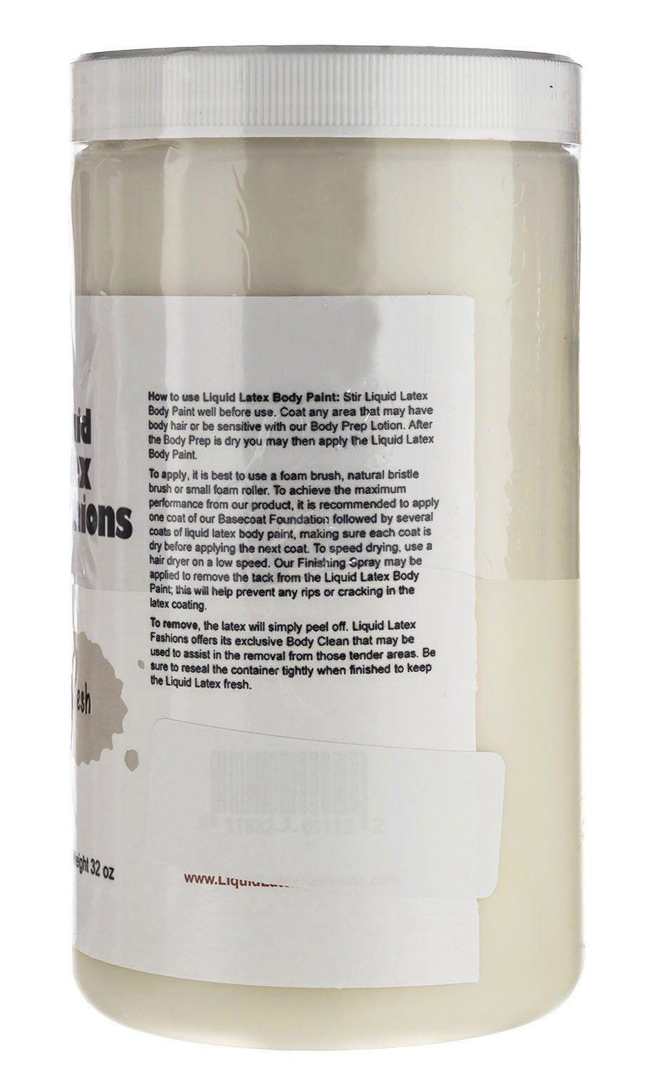 Flesh 32 Fl Oz - Liquid Latex Face and Body Paint, Ammonia Free No Odor, Arts and Crafts Paint for Halloween Zombie Cosplay Beauty & Personal Care Liquid Latex Fashions