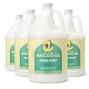 Ginger Lily Farms Botanicals 100% Pure Avocado Oil Hand Soap for All Skin Types, 100% Vegan & Cruelty-Free, 1 Gallon Refill (Pack of 4) Beauty & Personal Care Ginger Lily Farms