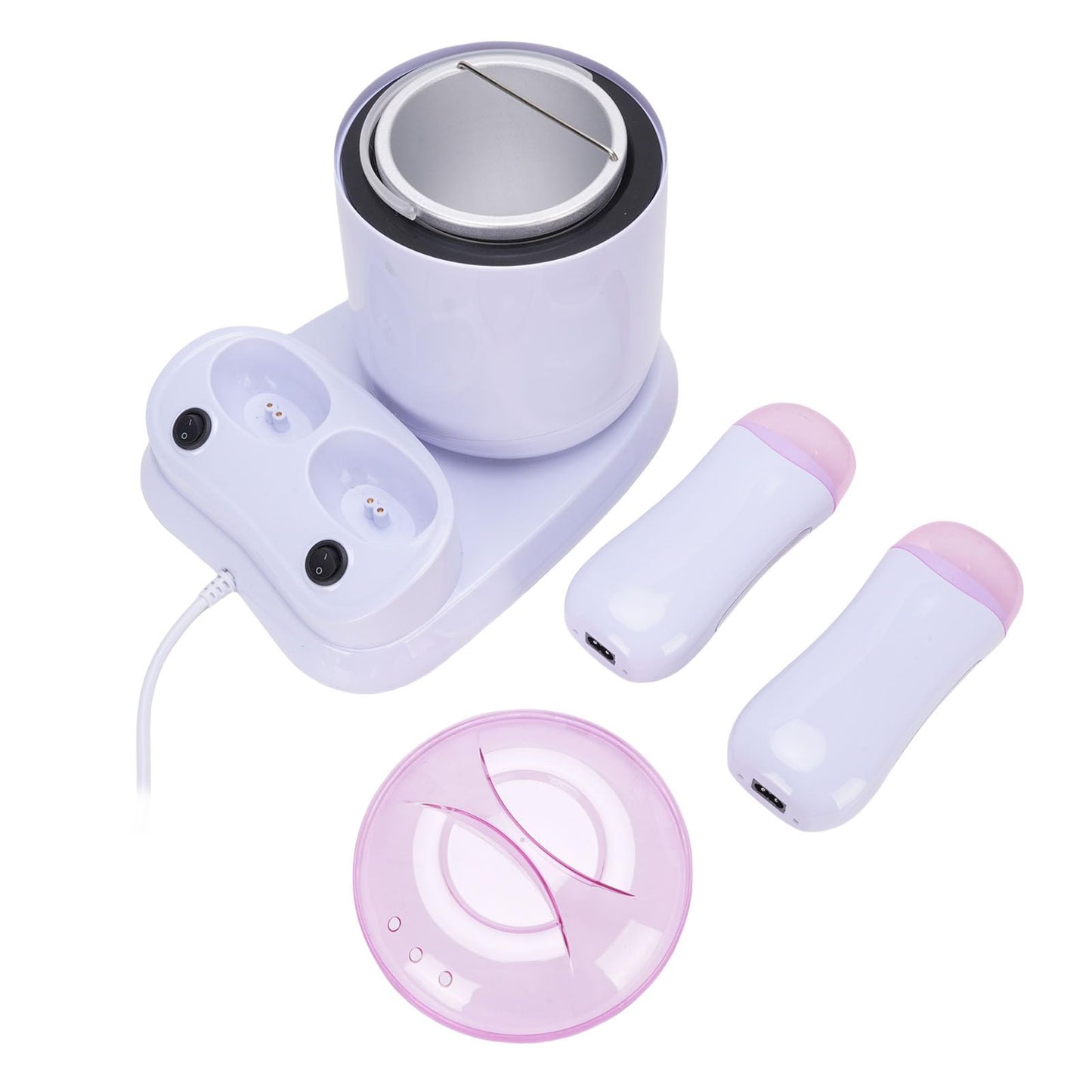 3 in 1 Wax Heater Anti-Scald Roll On Wax Warmer with Dual Cartridges 180W for Home Use - Efficient Hair Removal Solution Beauty and Personal Care Dioche