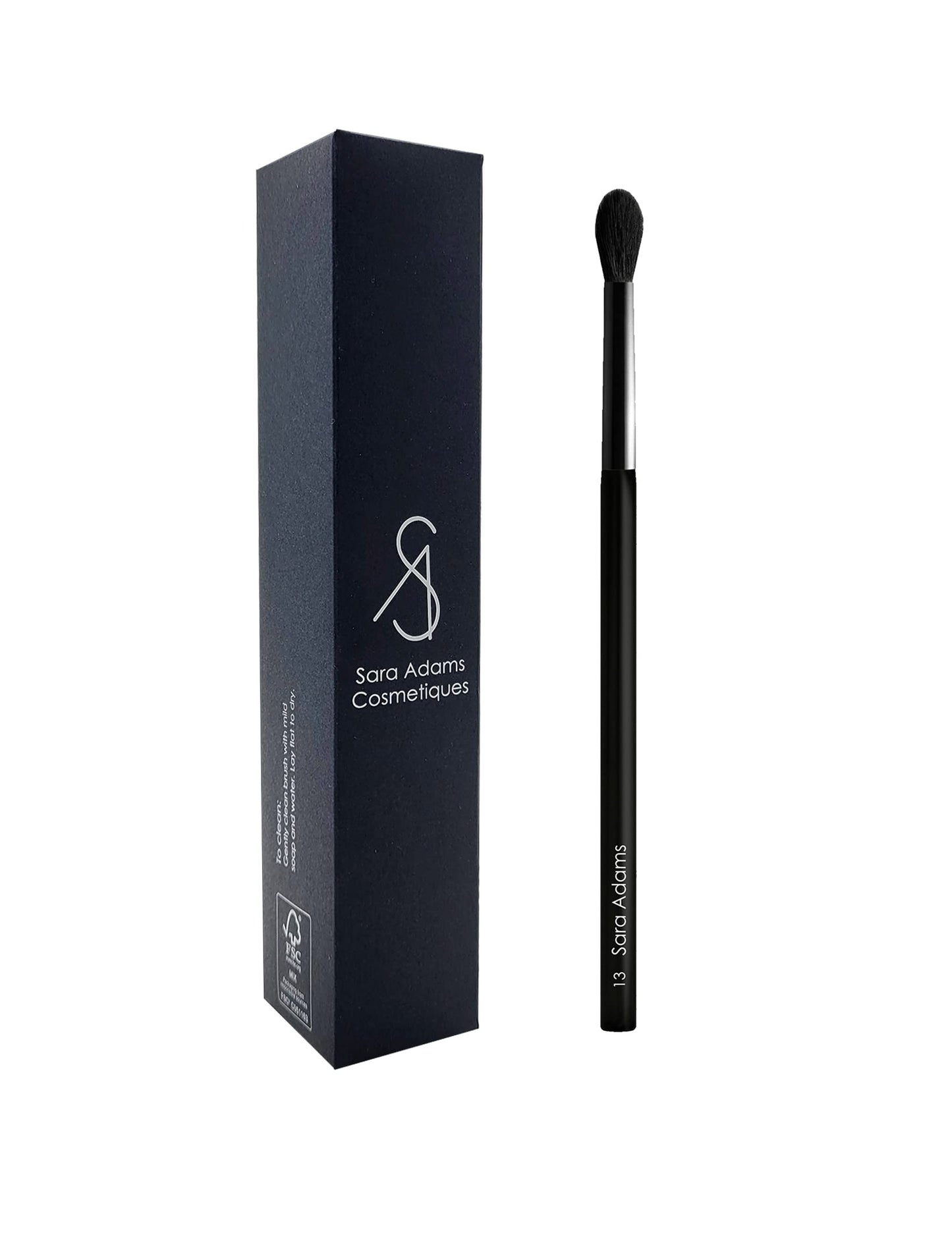 Flame Tapered Eye Crease Brush 13 Beauty & Personal Care Sara Adams Cosmetiques