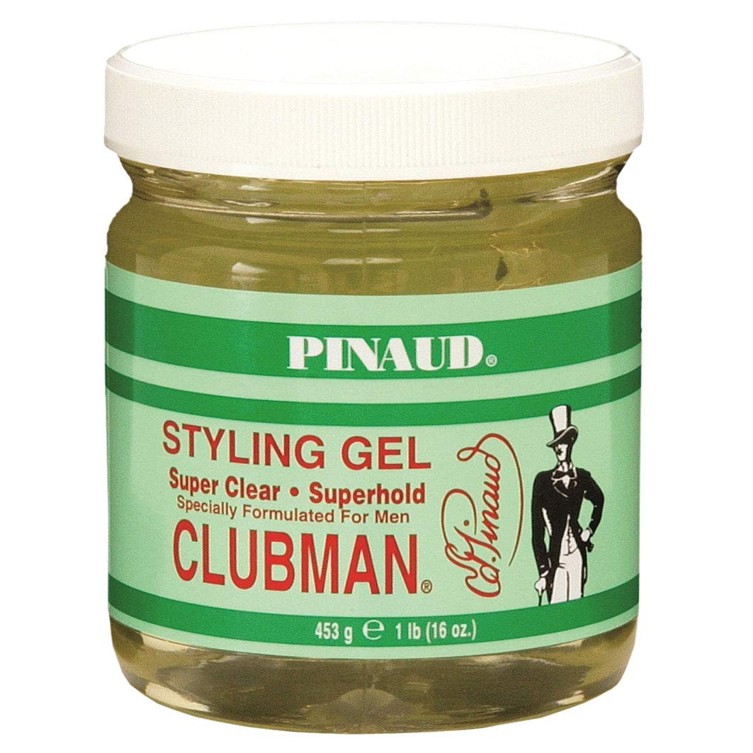 Clubman Super Clear Superhold Styling Gel, 16 oz Beauty & Personal Care Clubman