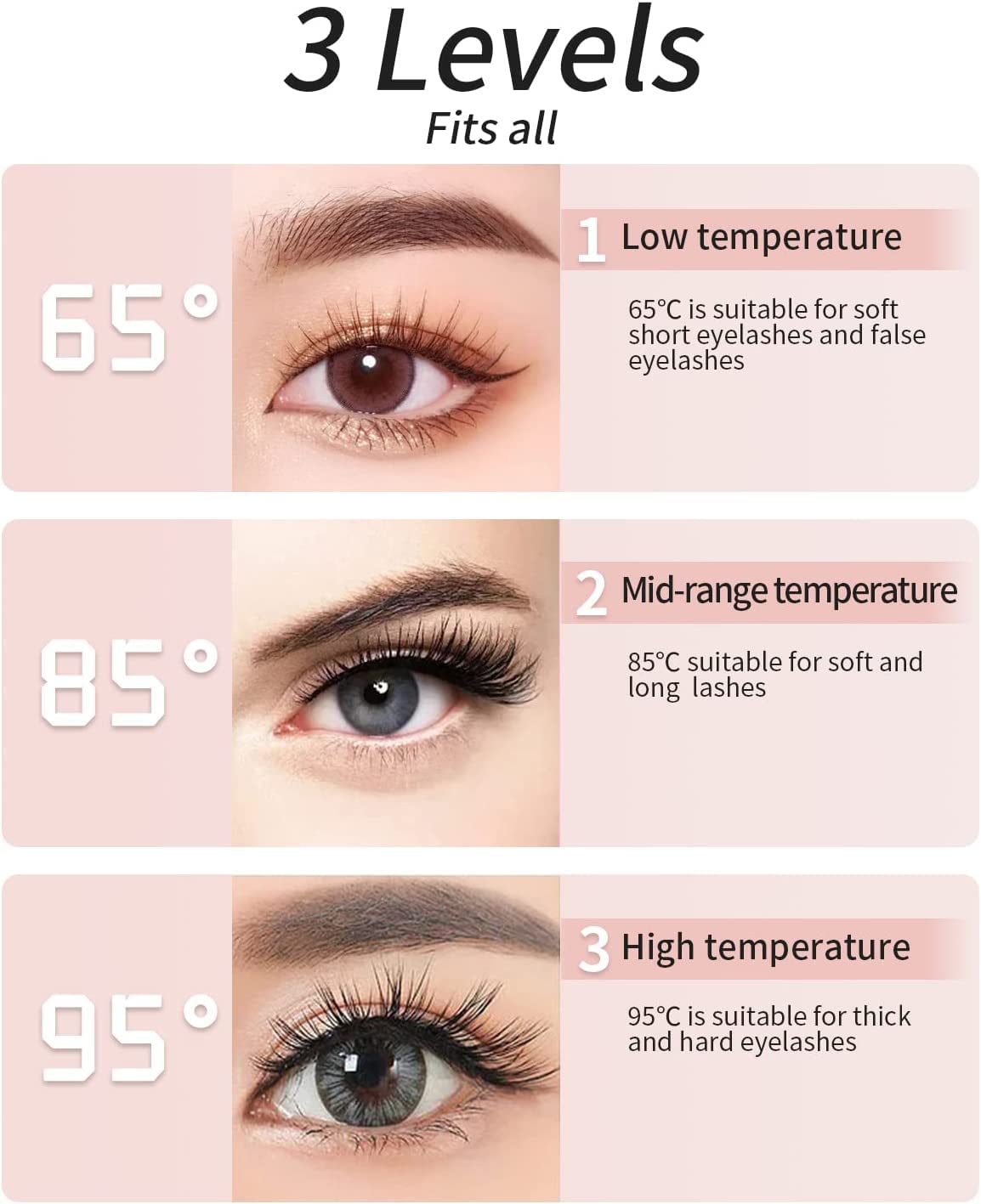 ZAPAL Heated Eyelash Curler, Heated lash Curler, Intelligent Power Off Electric Eyelash Curler Heated Quickly 24 Hs Lasting Natural Makeup (Pink Beauty & Personal Care ZAPAL