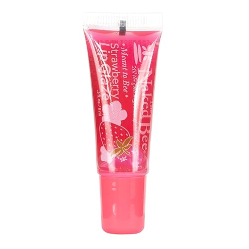 The Naked Bee Meant to Bee Strawberry Lip Glaze 9ml Beauty & Personal Care The Naked Bee
