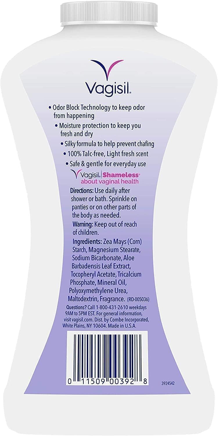 Vagisil Deodorant Powder, Odor Block, 8 Ounce Beauty and Personal Care Vagisil