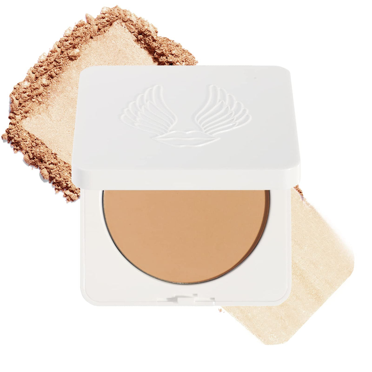 True + Luscious Sheer Halo Complexion Powder in Tan Beige - Talc-Free Setting & Foundation Powder - Oil Control Mineral Pressed Powder with Kaolin Beauty & Personal Care True + Luscious