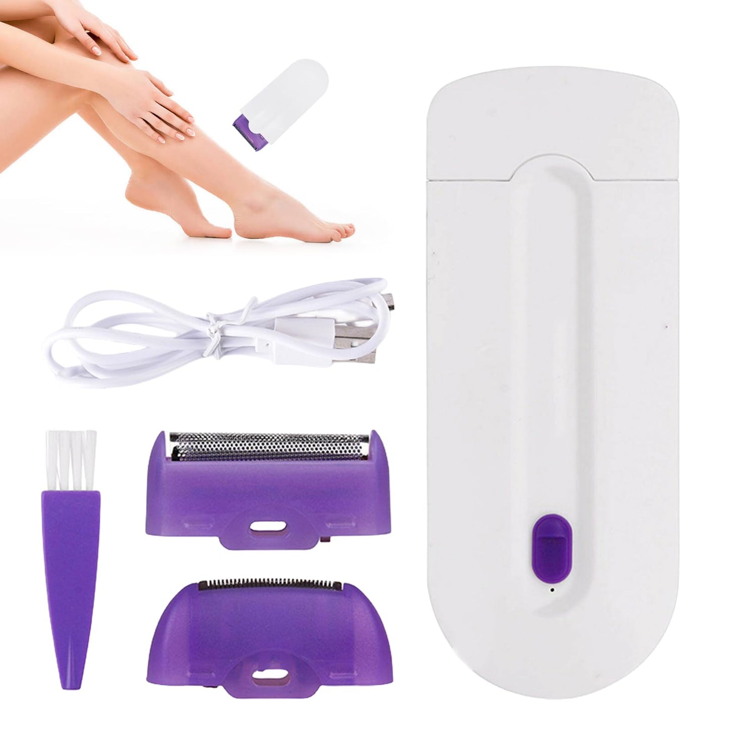 KAILIYA Focusing Silky Smooth Hair Removal Portable Painless Epilator Smooth Touch Hair Remove Applicable to Any Part of Women & Men's Body 1 PCS Beauty and Personal Care KAILIYA