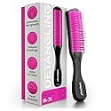 Aséptiqo Brush - Premium Detangling Hair Brush, Compact & Easy to Clean Multi Purpose HairBrush for Women, Men, Kids - Ideal for Straight to Wavy Beauty & Personal Care Aséptiqo