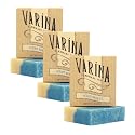 Varina Natural Ocean Breeze Bar Soap - Gentle Cleansing for Sensitive Skin, Fresh - 3 Pack Beauty & Personal Care Varina