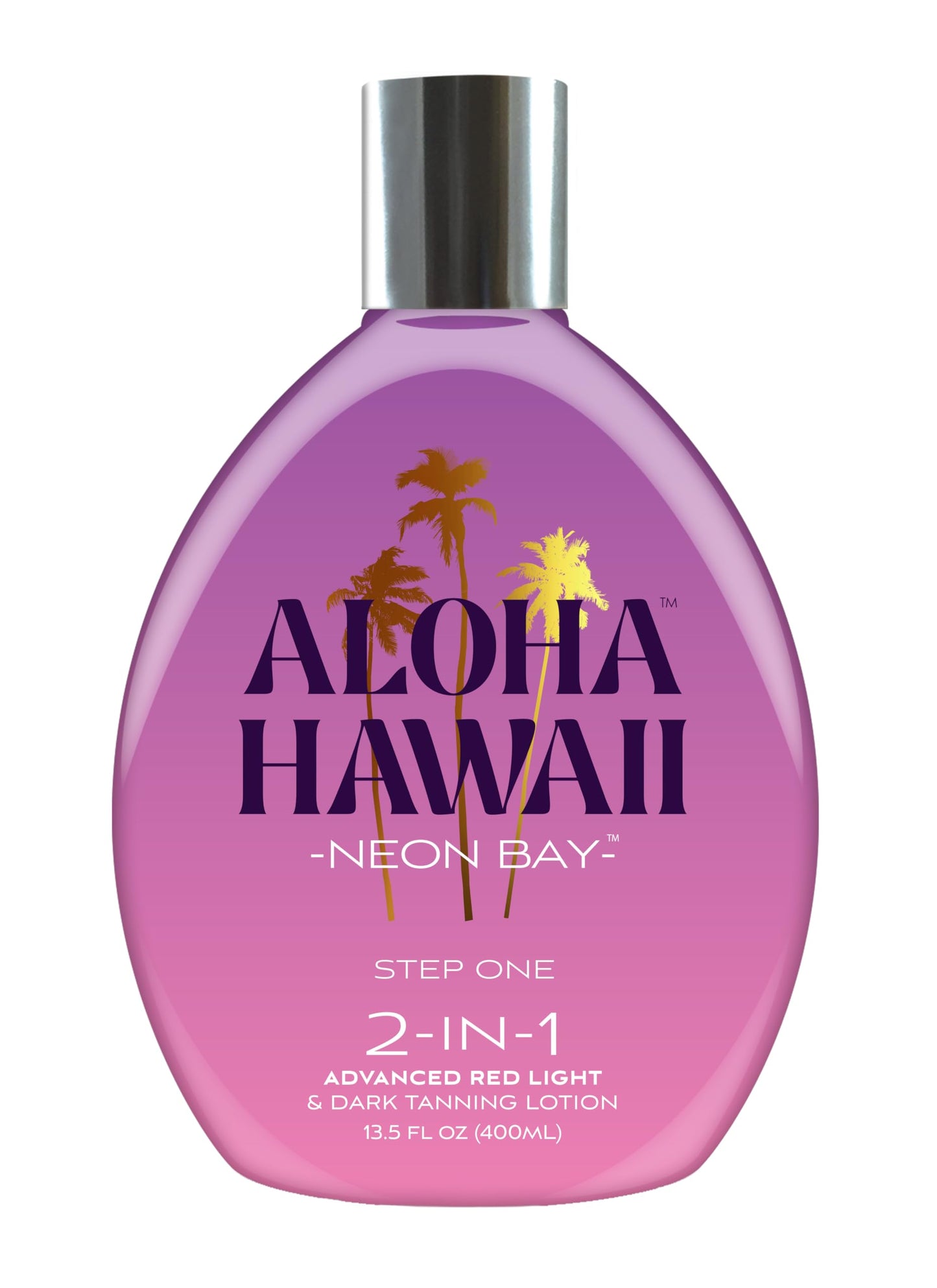 Aloha Hawaii Neon Bay Tanning Lotion, 2-in-1 Advanced Red Light & Dark Tanning with Triple Coconut Colada & Hawaiian-Dark Fruit Blend, 13.5 Fl Oz Beauty & Personal Care Brown Sugar