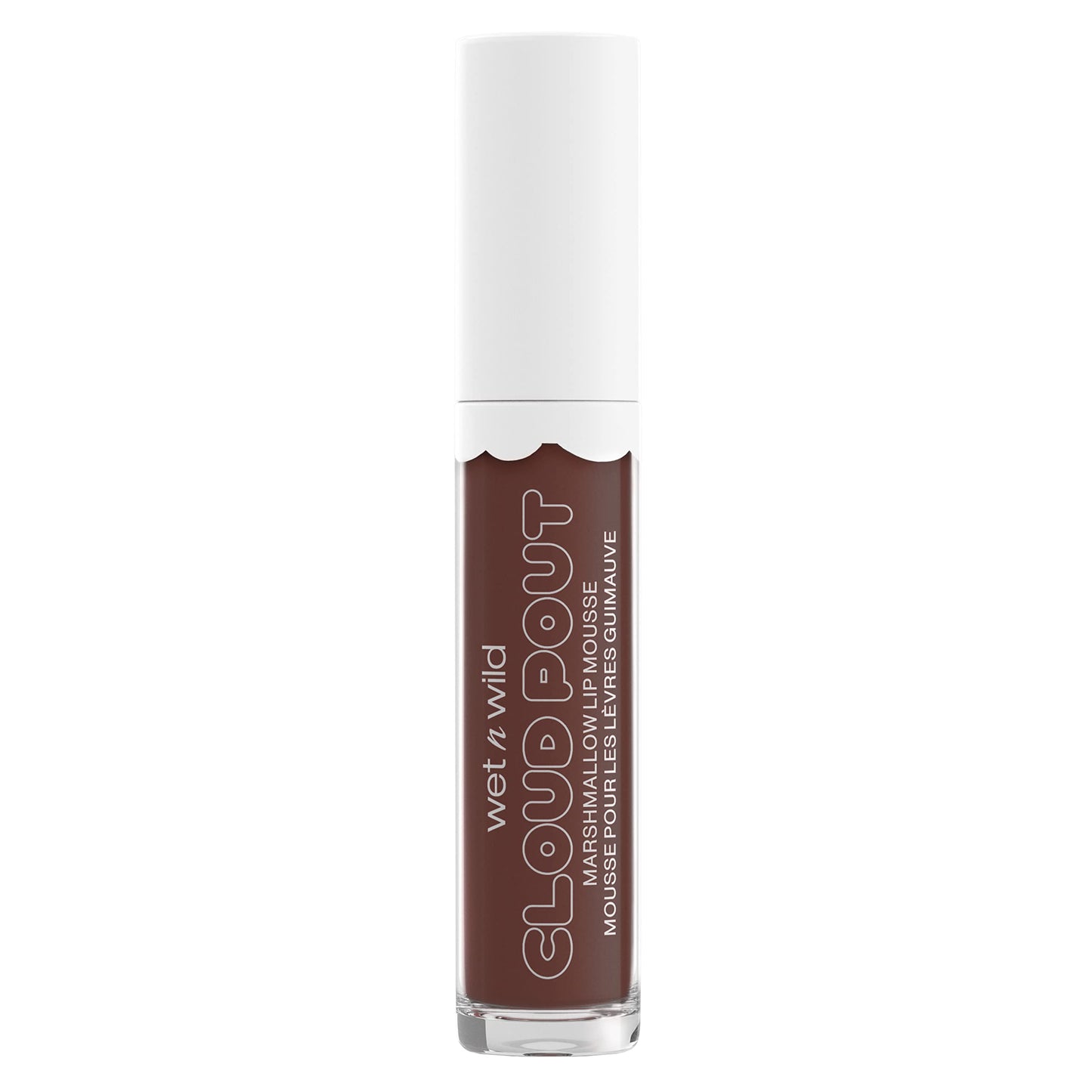 wet n wild Lip Cream Cloud Pout w/Marshmallow, Dark Brown Love You Smore | Argan Oil | Vitamin E | Marshmallow Flavored Beauty & Personal Care wet n wild