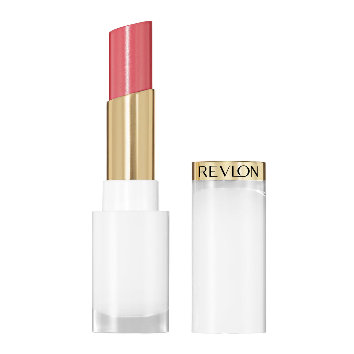 REVLON Super Lustrous Glass Shine Balm, Hydrating Tinted Lip Balm with Hyaluronic Acid, Aloe & Rose Quartz, 006 Girly Swirly, 0.11 oz Beauty & Personal Care REVLON