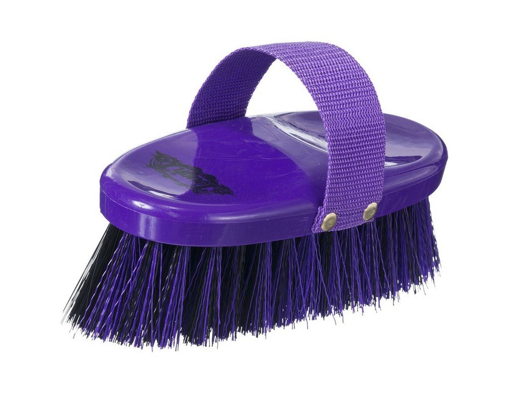 Tough 1 Comfort Grip Angled Med Soft Brush Purple