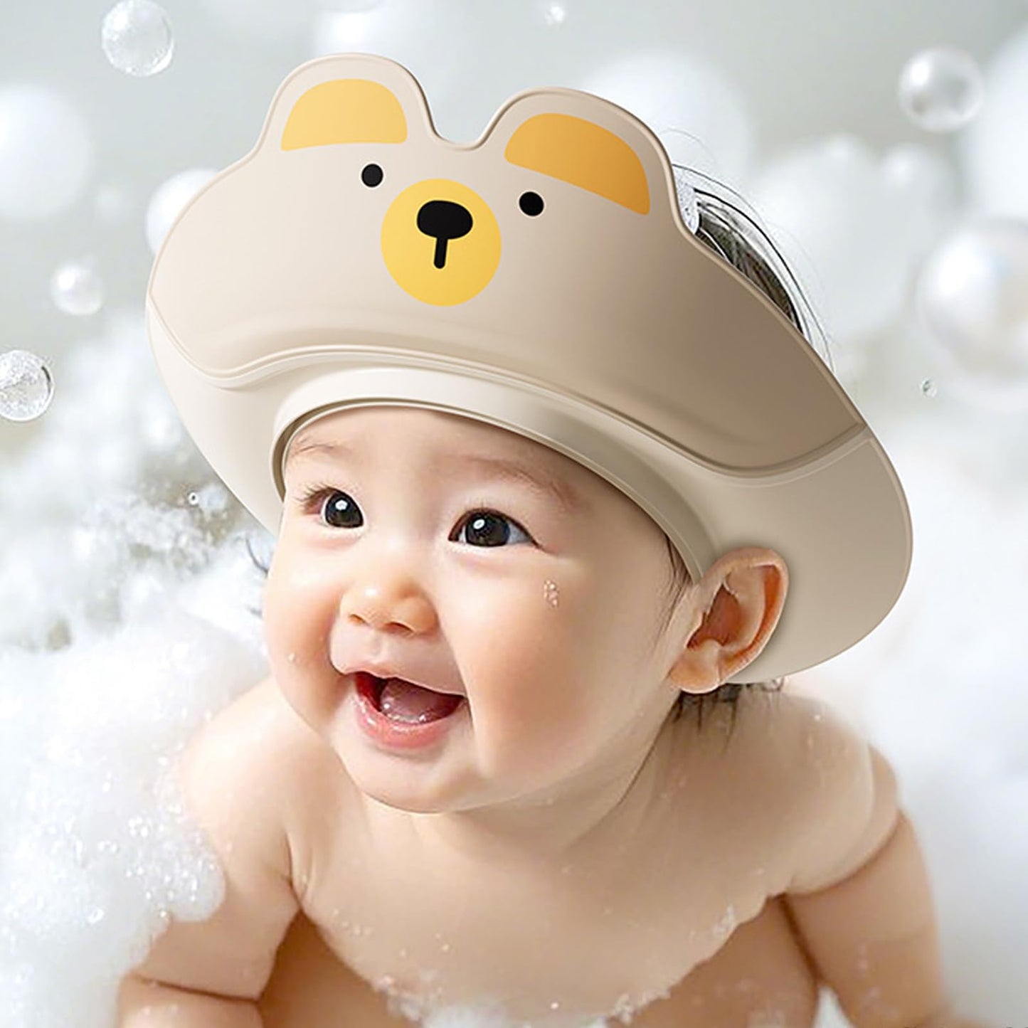 Ubxvamm Kids Shower Caps Protective Hat for Baby, Cartoon Bathing Hat for 6 Months to 6 Years Infants Eye and Ear Protections Beauty and Personal Care Ubxvamm