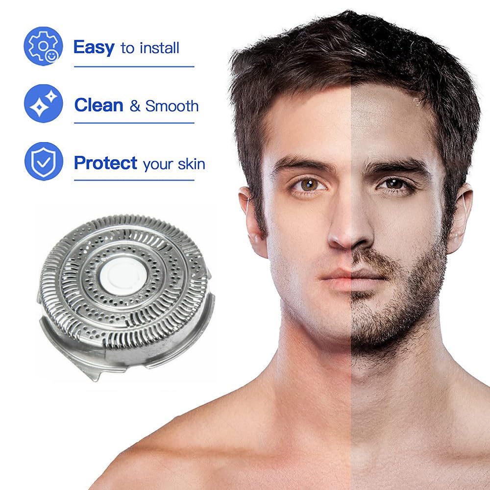 HQ9 Replacement Shaver Head for Philips Norelco HQ9070 HQ9080 8150XL HQ8240/8260 PT920 8140XL 8160XL Electric Razors Blades 3 pack Beauty and Personal Care Diertudmy