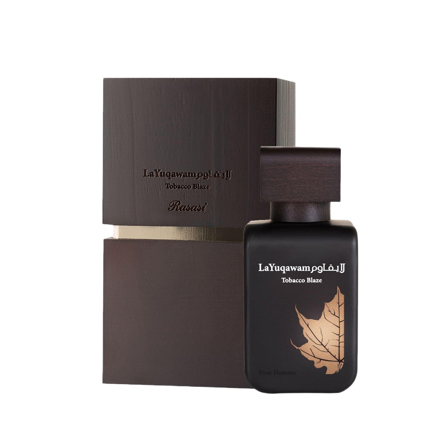 Rasasi La Yuqawam Tobacco Blaze Eau de Parfum for Men | 75ml EDP | Irresistible Pour Homme Spray | Masculine Oudh Woody Patchouli Leather | Signature Beauty & Personal Care RASASI