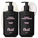 FLUX UP Curly Hair Shampoo & Conditioner Set - Hydrating Curl Shampoo & Conditioner for Curly & Wavy Hair for Women & Men - Sulfate-Free Frizz Control Beauty & Personal Care FLUX UP