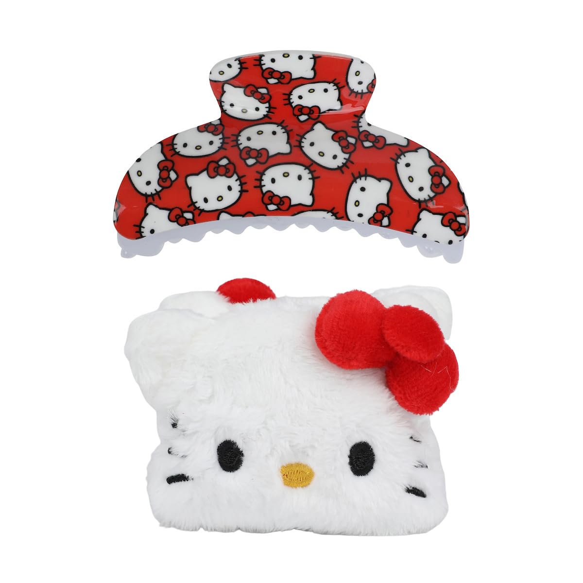 Hello Kitty 2-Pack Women's Hair Clip Set Beauty & Personal Care Bioworld