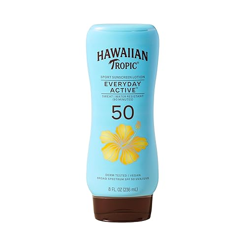 Hawaiian Tropic Everyday Active Sunscreen Lotion, SPF 50 Sunblock, 8 Fl Oz Beauty & Personal Care Hawaiian Tropic