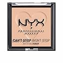 NYX PROFESSIONAL MAKEUP Can't Stop Won't Stop Mattifying Pressed Powder - Light Medium Beauty & Personal Care NYX PROFESSIONAL MAKEUP