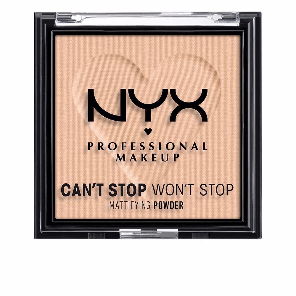 NYX PROFESSIONAL MAKEUP Can't Stop Won't Stop Mattifying Pressed Powder - Light Medium Beauty & Personal Care NYX PROFESSIONAL MAKEUP
