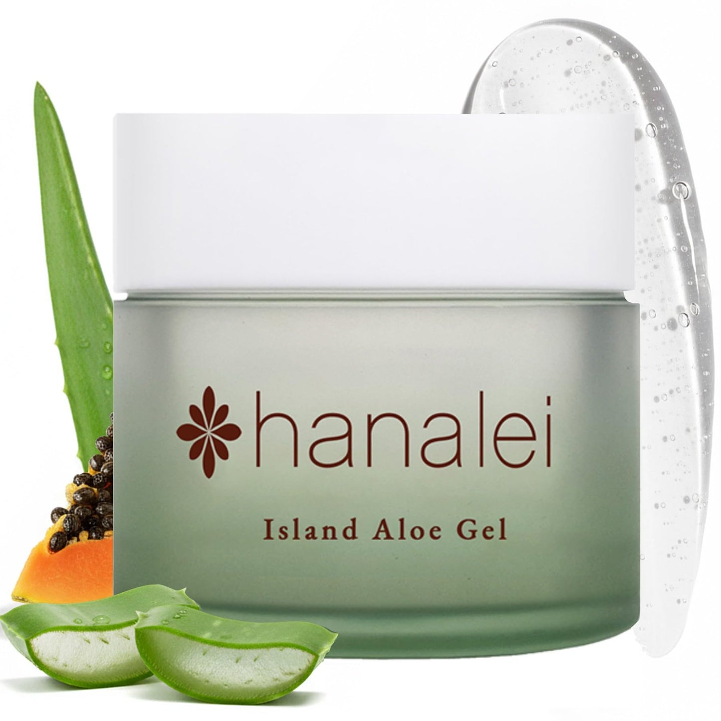 Hanalei Aloe Gel - Soothing After-Sun Care & Daily Moisturizer - Hydrating, Cooling Aloe Vera Gel for Face & Body - Cruelty-Free, Paraben-Free Beauty & Personal Care Hanalei