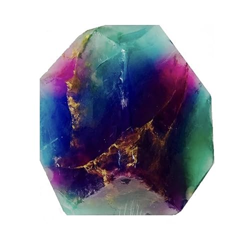 Fluorite SoapRock by TS Pink, 6 oz. Decorative Glycerin Soap, Gemstone, Soap that looks like a Rock, Earth-Friendly Packaging Beauty & Personal Care SoapRocks