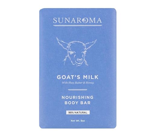 SUNAROMA Soap - 8.5oz (Goat*s Milk with Shea Butter and Manuka Honey) Beauty & Personal Care SUNAROMA
