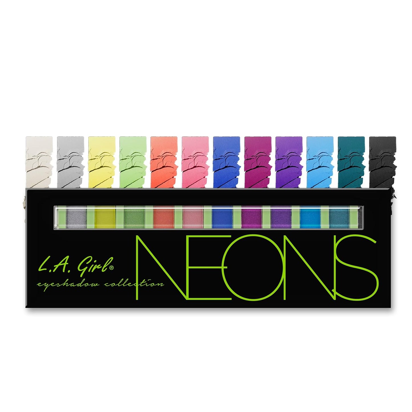 L.A. Girl Beauty Brick Eyeshadow Collection, Neon GES334A Beauty & Personal Care L.A. Girl