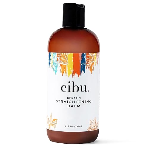 Cibu Keratin Straightening Balm | Heat Protectant | At-Home Treatment | Frizz Prevention | Hair Moisturizer | 4.25 Ounces Beauty & Personal Care CIBU