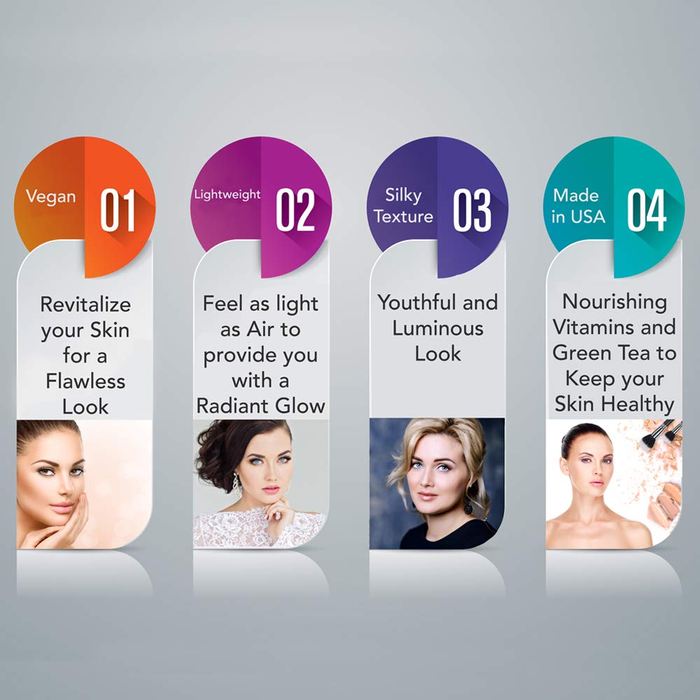 Ageless Derma Pressed Mineral Foundation Makeup Tawny With Vitamin and Green Tea Extracts Beauty & Personal Care Ageless Derma
