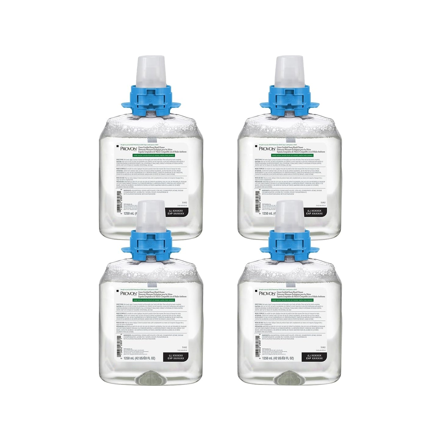 GOJO PROVON Foaming Hand Soap Refill for FMX Dispenser, 4/Carton (5182-04) Beauty & Personal Care GOJO
