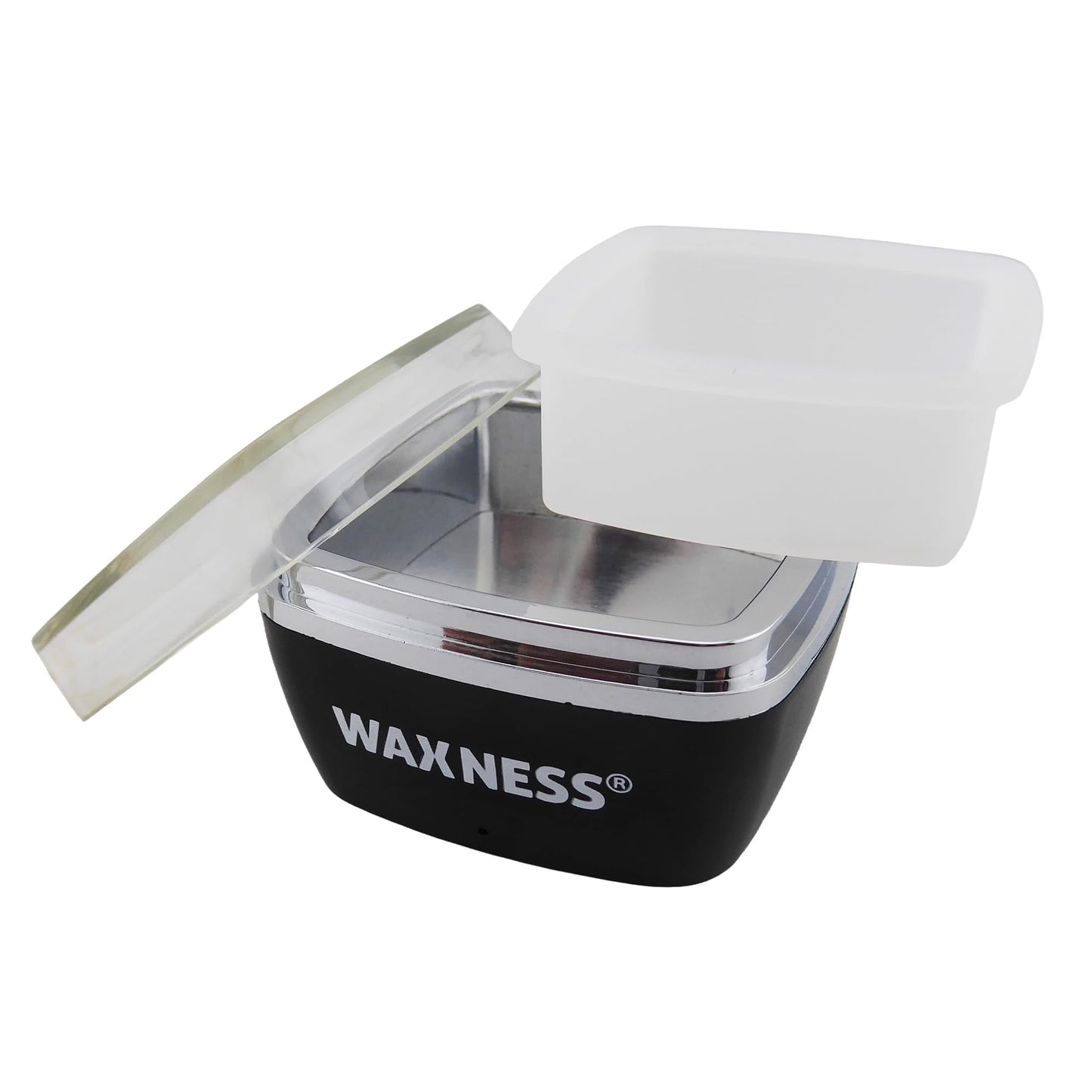Waxness Micro Travel Waxing Kit with Warmer and Small Bag 3.5 Oz of Russian Pearl hard Wax for Small Areas Beauty and Personal Care Waxness