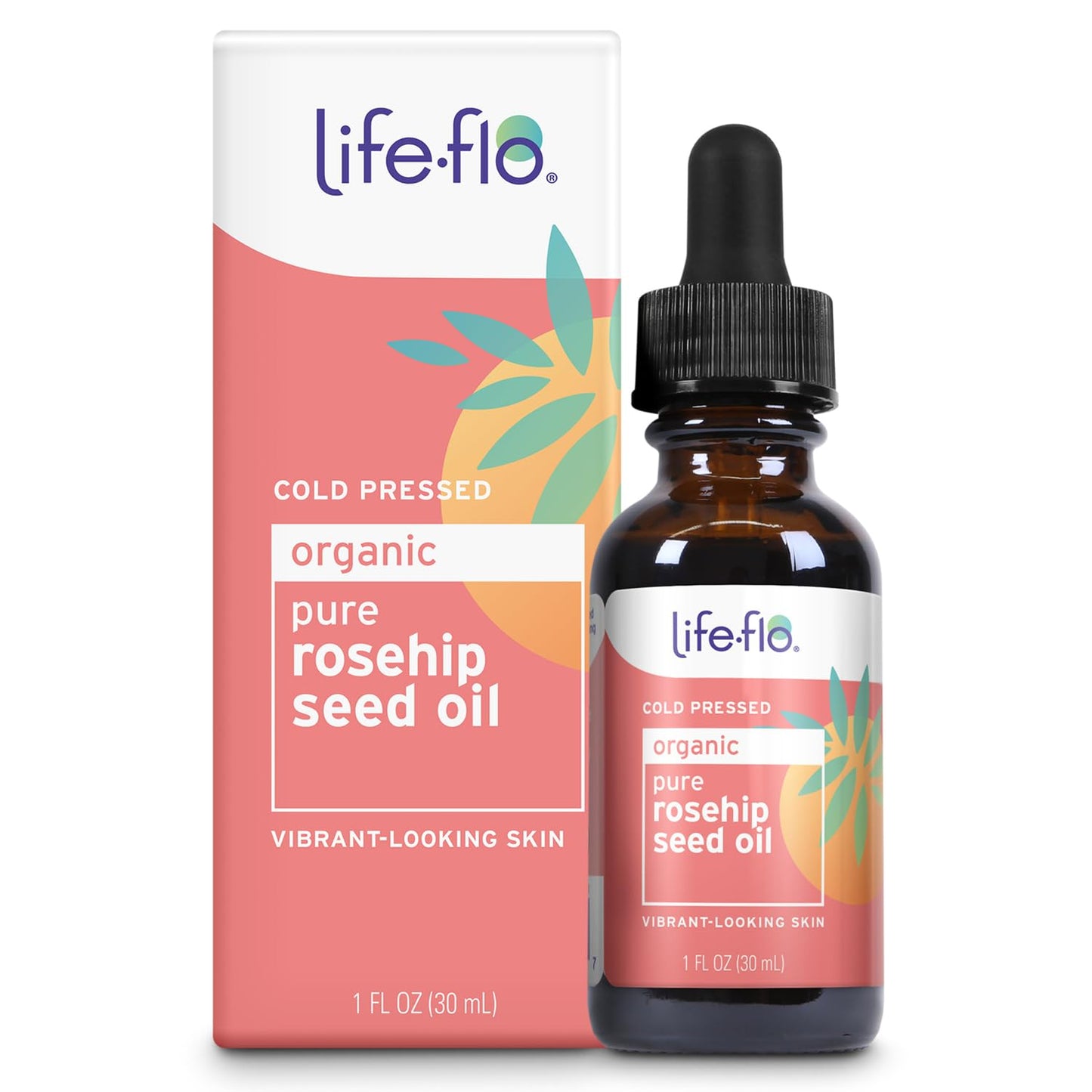 LIFE-FLO Pure Organic Rosehip Seed Oil, Hydrating Face Oil, Dry Skin Care, Cold Pressed from Organic Rose Hips, Rich in Fatty Acids and Vitamin A Beauty & Personal Care LIFE-FLO