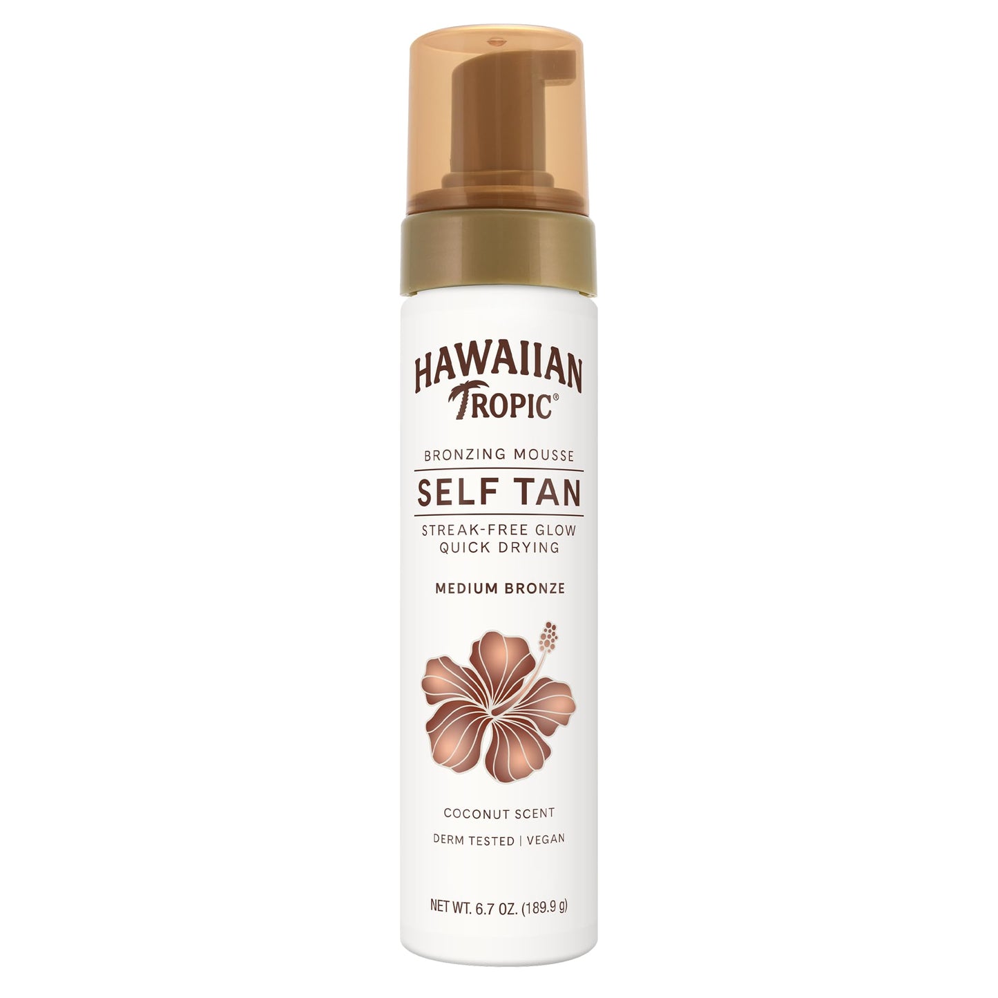 Hawaiian Tropic Aloha Glow Self Tanning Mousse, Express Tan, 6.7 oz, Self Tanner Mousse, Fake Tan, Self Tan Mousse, 1 Hour Express Self Tanner Foam Beauty & Personal Care Hawaiian Tropic