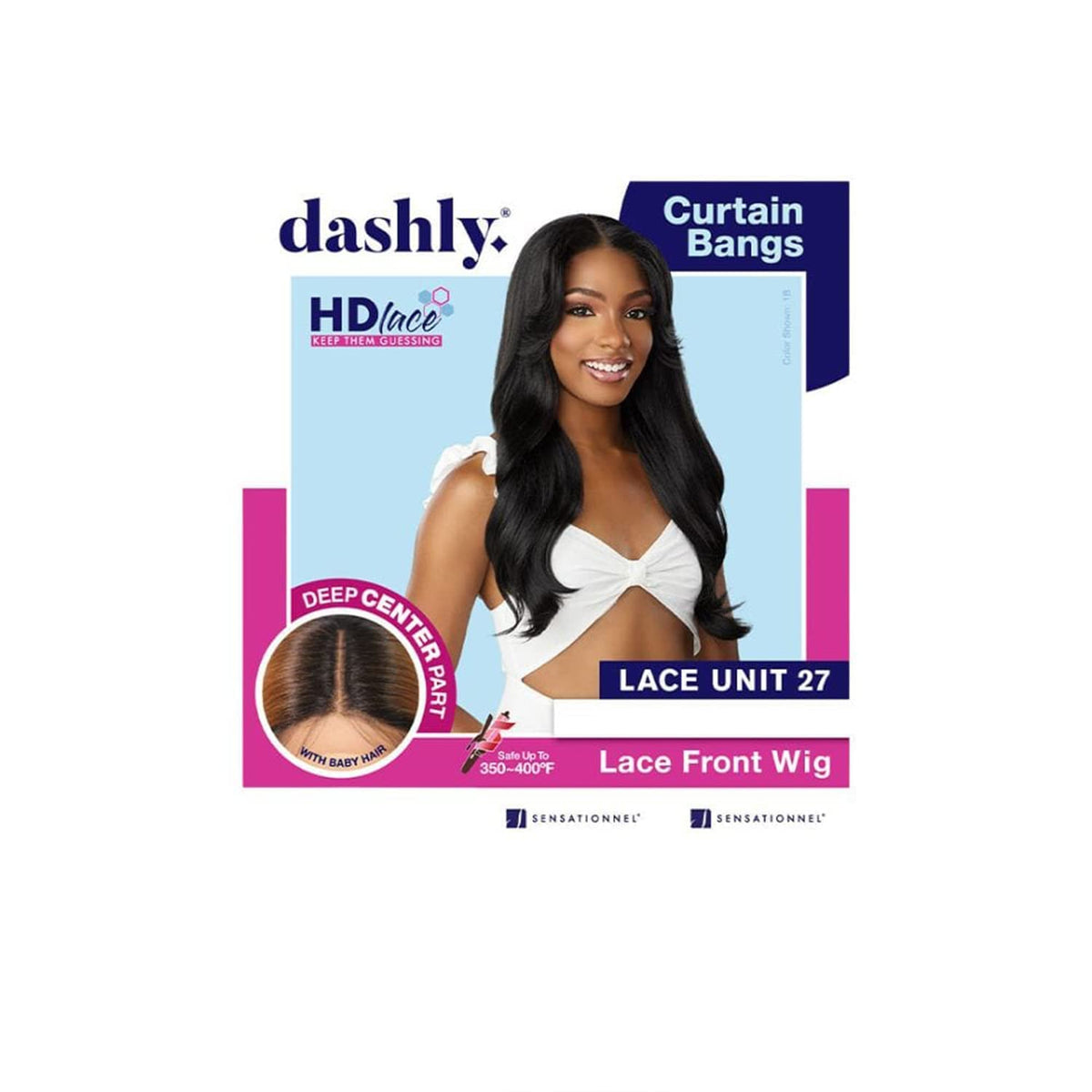 Sensationnel Dashly Lace Front Wig-Unit 27, MP/PLATINUM