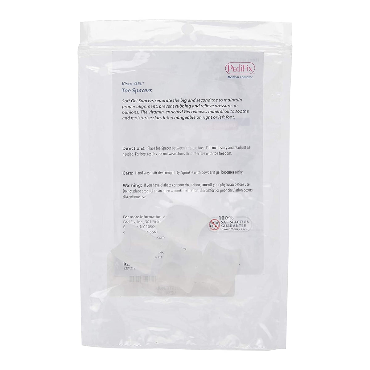 Pedifix Gel Smart Visco-gel Toe Spreaders - 1126 - Medium (4 Pack)