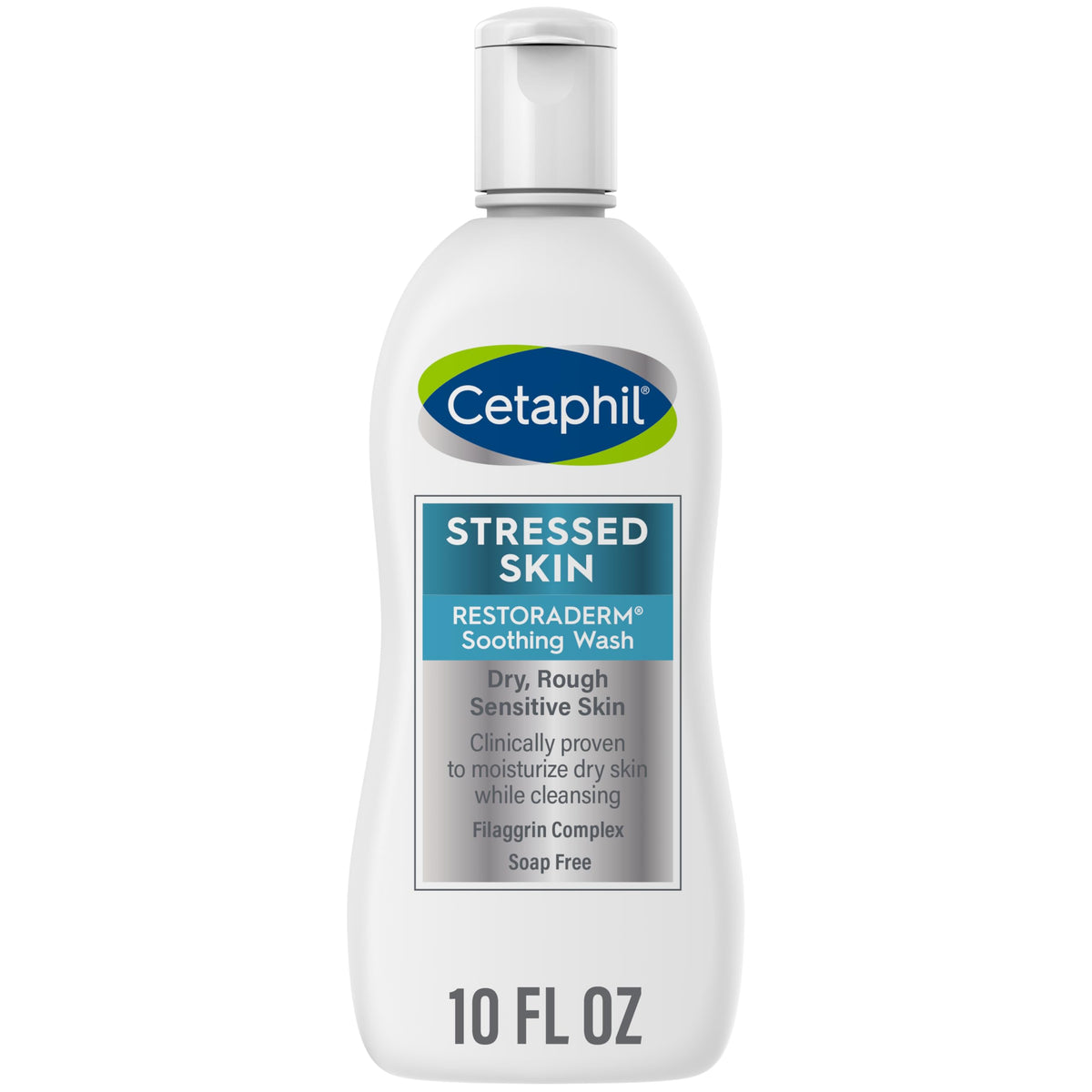 Cetaphil RESTORADERM Soothing Wash, 10 fl oz, Soothes Dry, Stressed Skin, Hypoallergenic, Soap & Paraben Free, National Eczema Association Endorsed Beauty & Personal Care Cetaphil