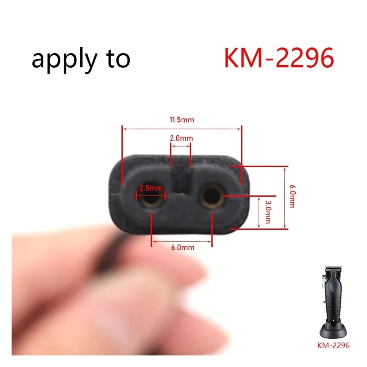 SKXLHQVL USB Power Charger Cable,Compatible for Kemei? KM-2296 Replacement Professional Hair Clipper Hair Trimmer Machine Accessories(1 USB Charging Beauty and Personal Care SKXLHQVL