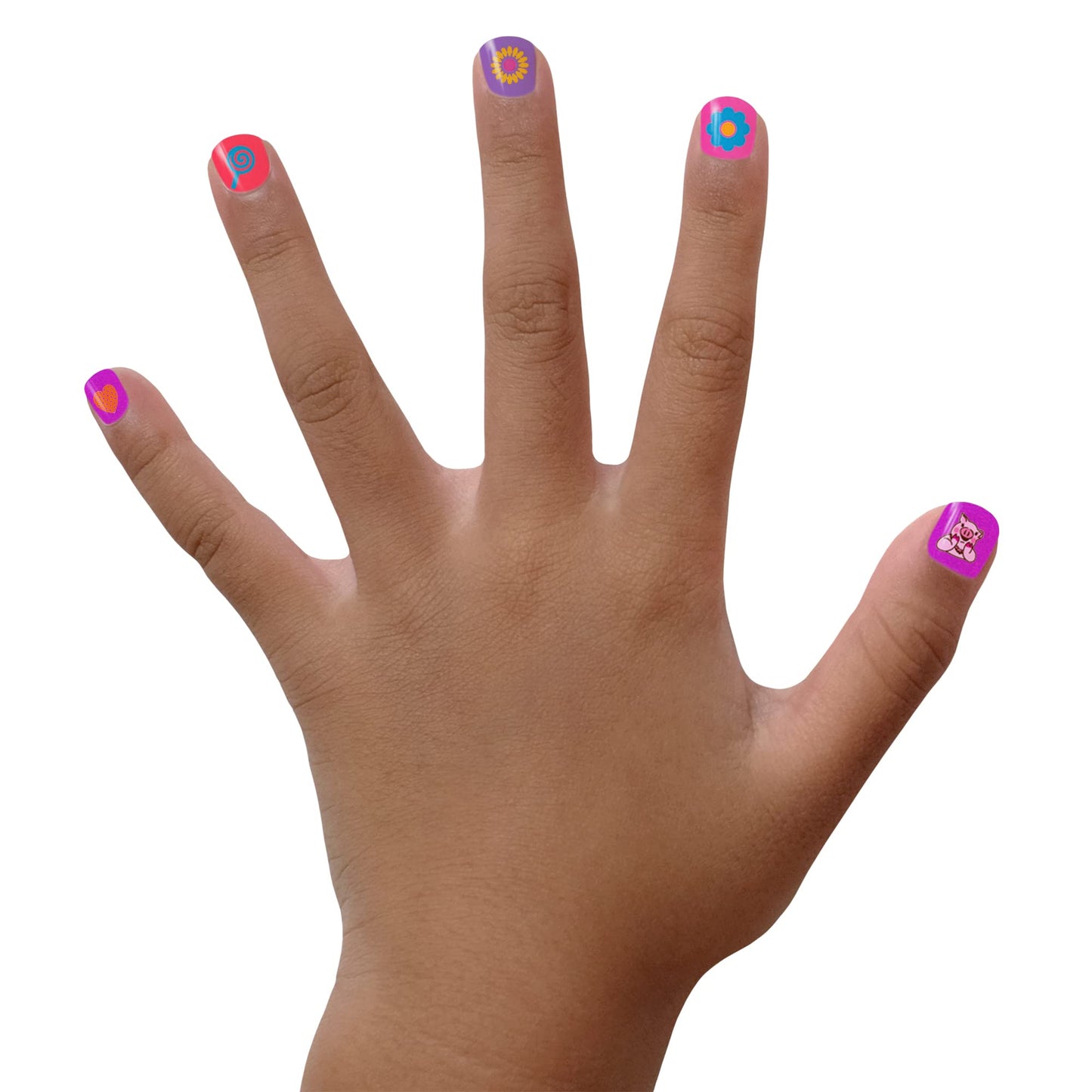 Piggy Paint | 100% Non-Toxic Girls Nail Polish | Safe, Cruelty-free, Vegan, & Low Odor for Kids | Swirls & Twirls (4 Polish + Nail Art Gift Set) Beauty & Personal Care Piggy Paint