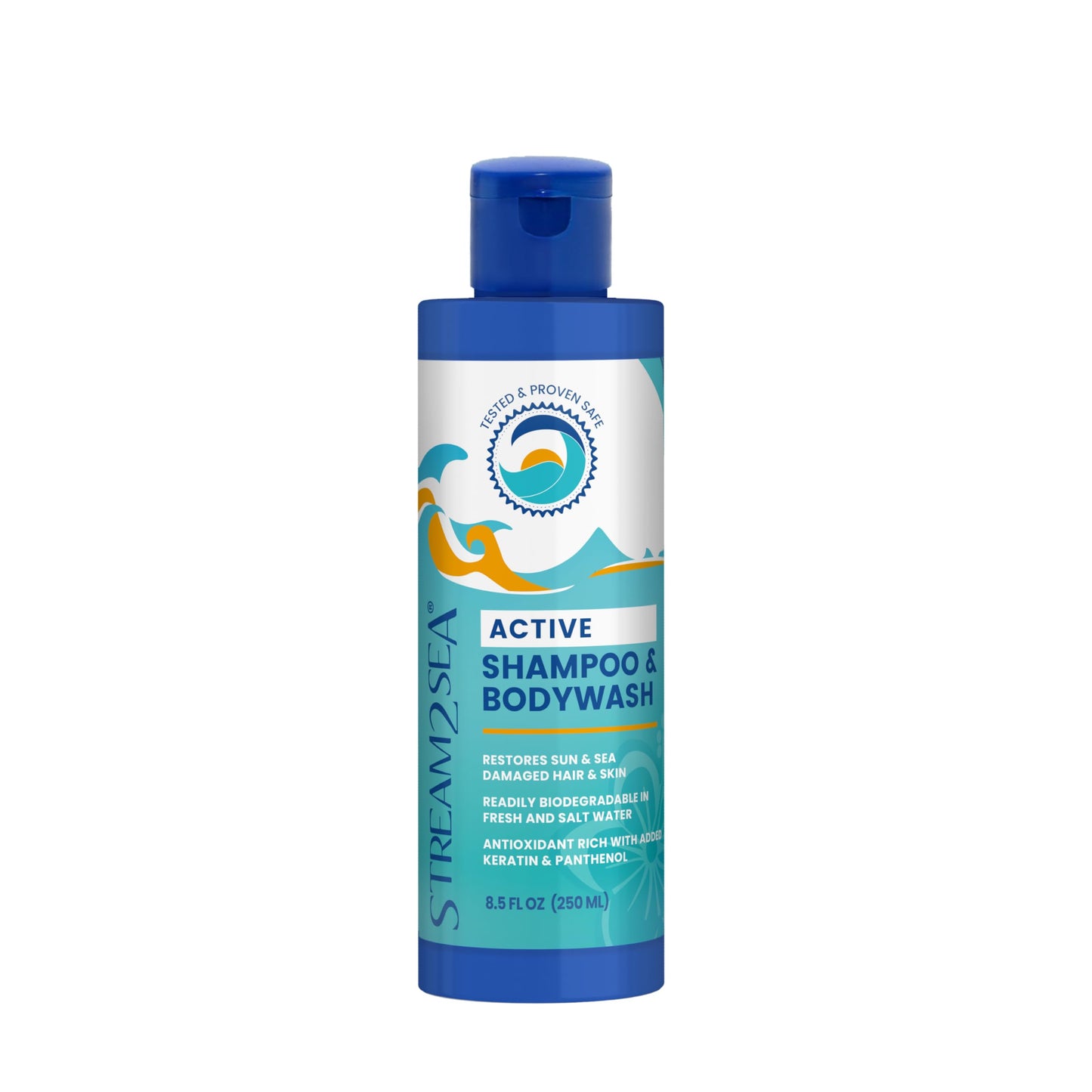 STREAM 2 SEA Shampoo and Conditioner, Body Wash 3 in 1 for Swim, Reef Safe Swimmers Shampoo for Men, Women & Kids, All Natural Organic Biodegradable Beauty & Personal Care STREAM 2 SEA