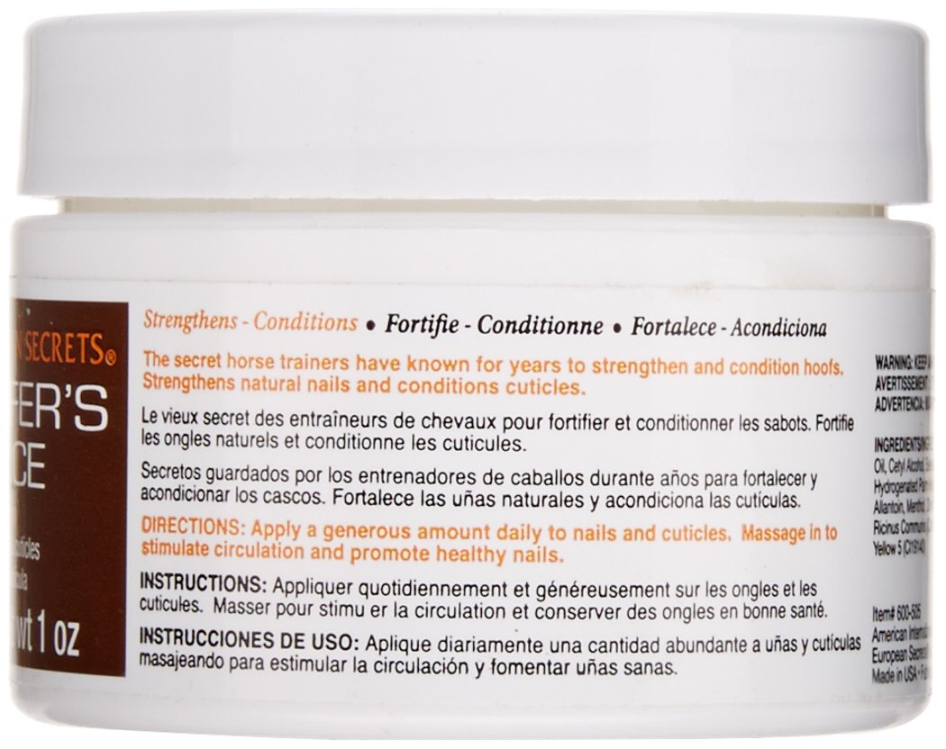 super nail Hoofer's Choice Hoof Nail and Cuticle Cream, 1 oz (28g) Beauty & Personal Care SuperNail