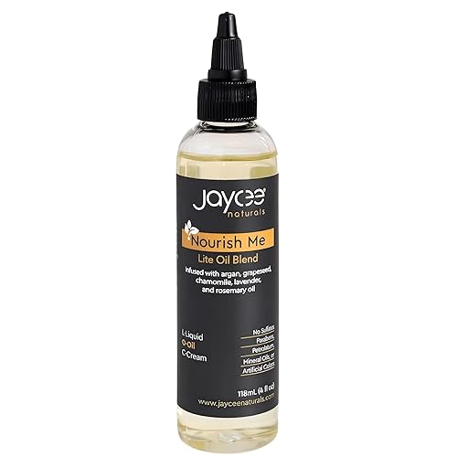 Jaycee Naturals Nourish Me Hair Oil with Grapeseed & Argan Oil, Calendula Extract & Rosemary Oil is Lightweight and Ideal for Sisterlocks and Braids Beauty & Personal Care Jaycee Naturals