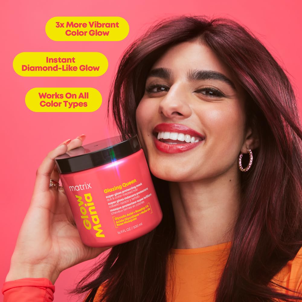 Matrix Glow Mania Mini Trial Kit - Enhances Shine and Moisturizes, Preserves and Protects Color Vibrancy, For Dull and Color-Treated Hair Beauty & Personal Care MATRIX