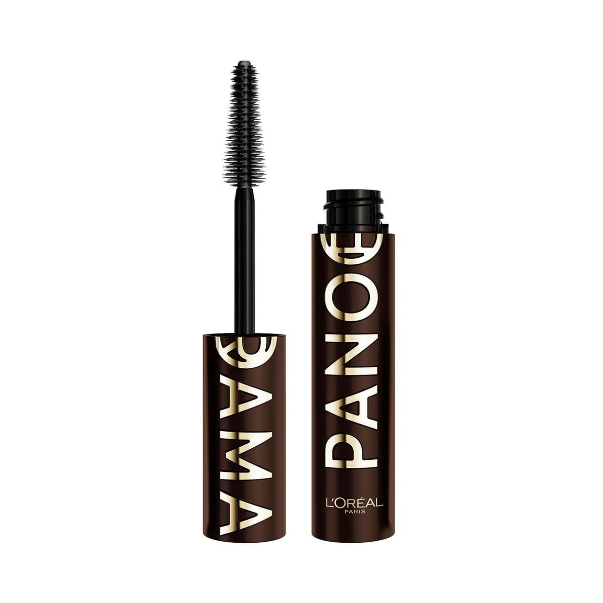 L'Oreal Paris Voluminous Panorama Chromatic Mascara, Volumizing and Lengthening Brown Mascara, Longwear, Smudge-Resistant and Washable, 705 Brown