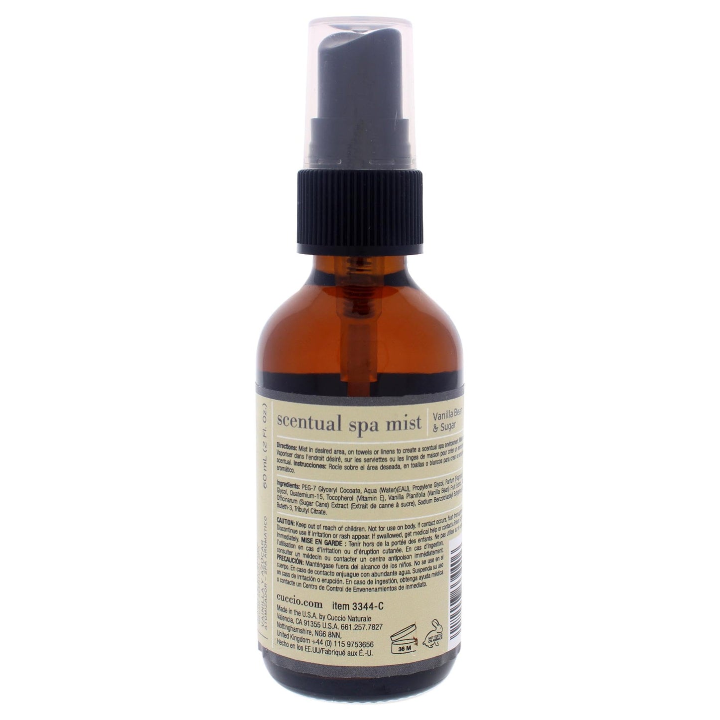 Cuccio Naturale Scentual Spa Mist - Aromatic Spray - Soothes And Softens Skin - Radiant And Rejuvenated Skin - Promotes A Relaxed And Calm Mindset Beauty & Personal Care Cuccio
