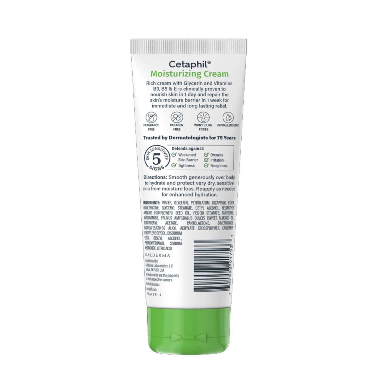 Cetaphil Moisturizing Cream, Fragrance-Free, 3 Ounces each (Value Pack of 5) Beauty & Personal Care Cetaphil