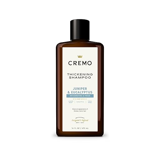 Cremo Juniper & Eucalyptus Barber Grade Thickening Shampoo, 16 Fl Oz Beauty & Personal Care Cremo