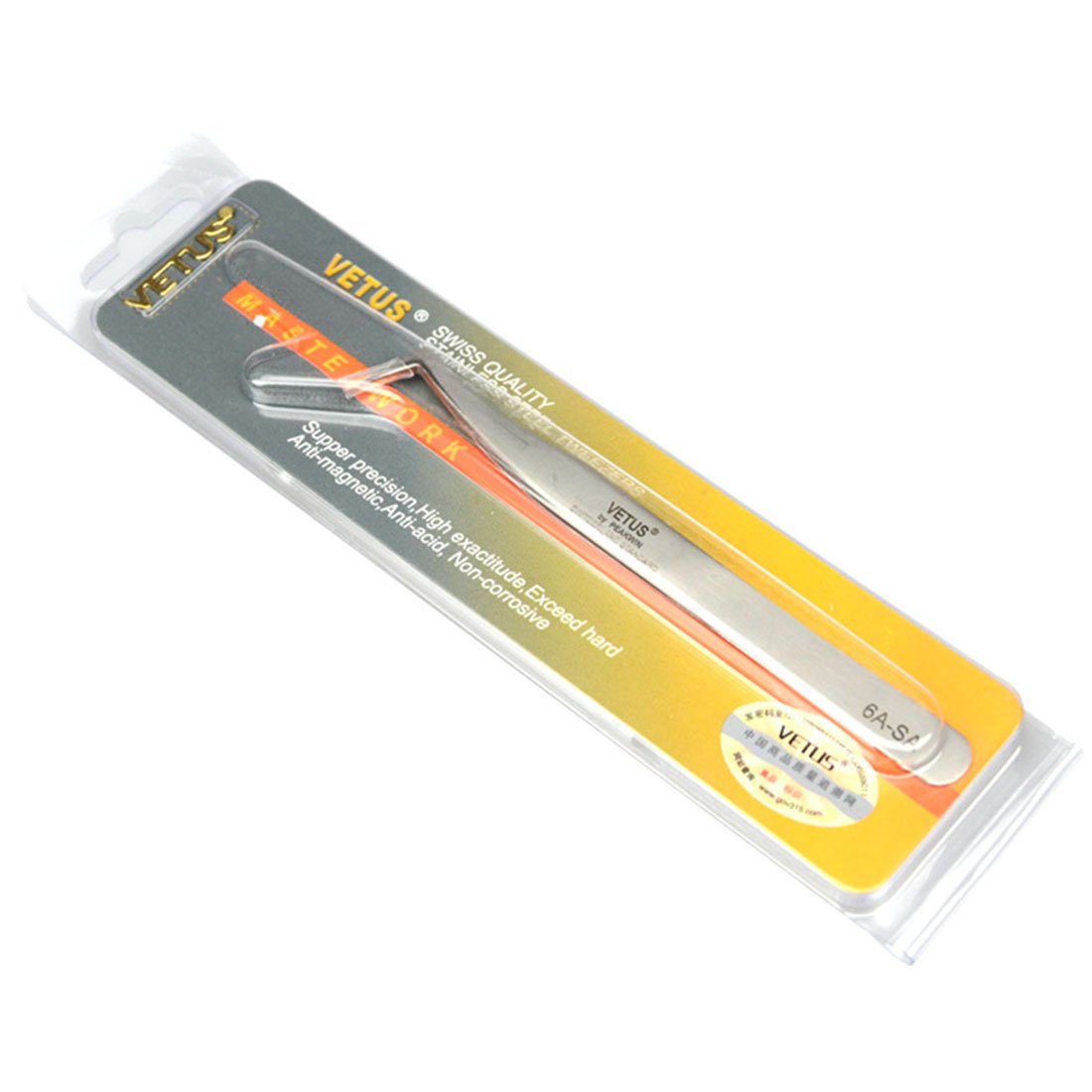 Vetus Eyelash Extesnion Tweezers 3D 6D Volume Individual Lashes Extension Application Tool 6A-SA by Qeelasee Beauty and Personal Care Qeelasee